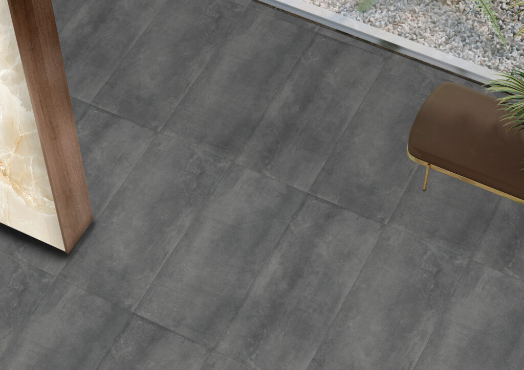 Керамогранит Слэб Металлио Графит Матовый/Metallio Graphite Matt